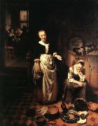 MAES, Nicolaes, The Idle Servant